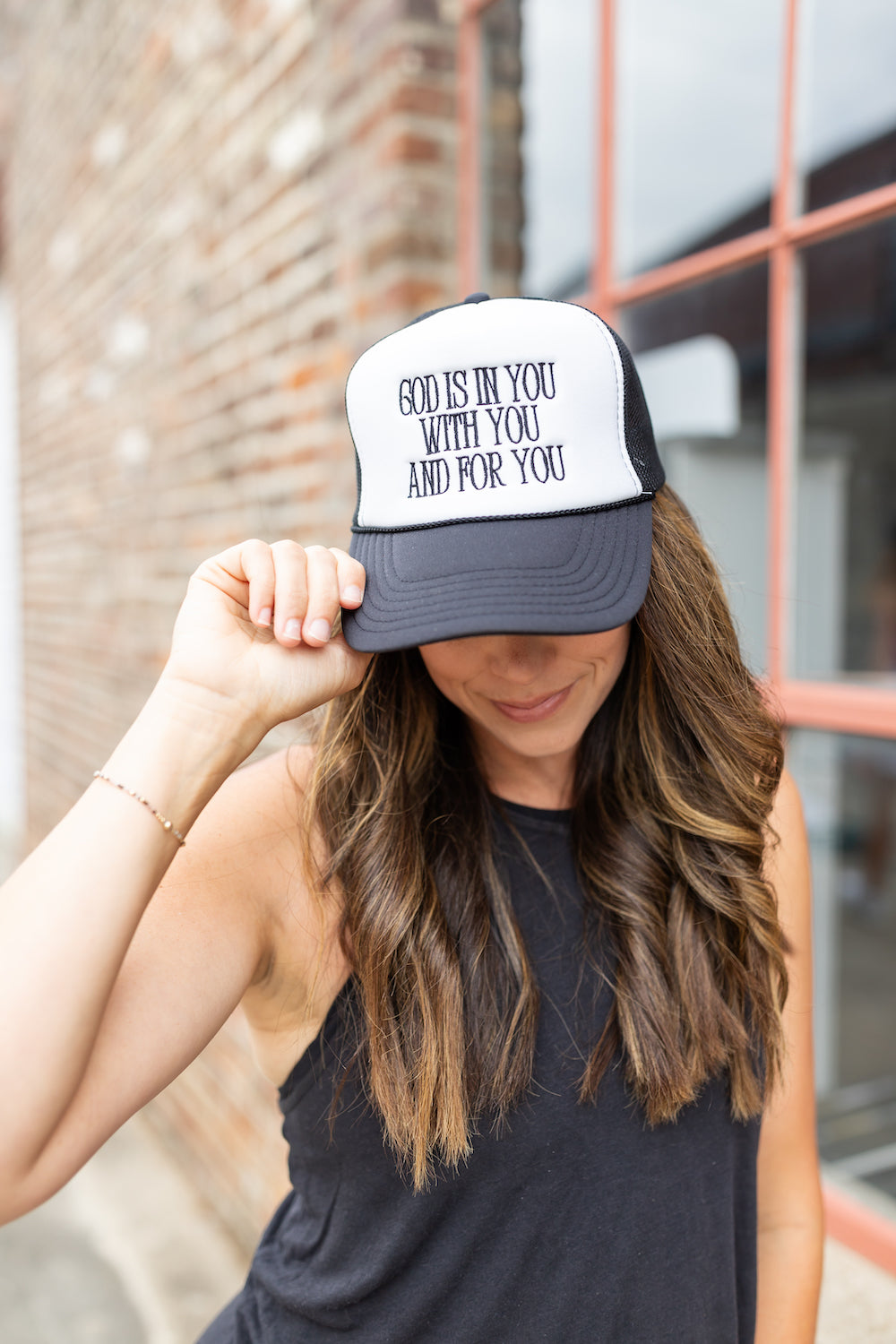 God is With You Foam Trucker Hat