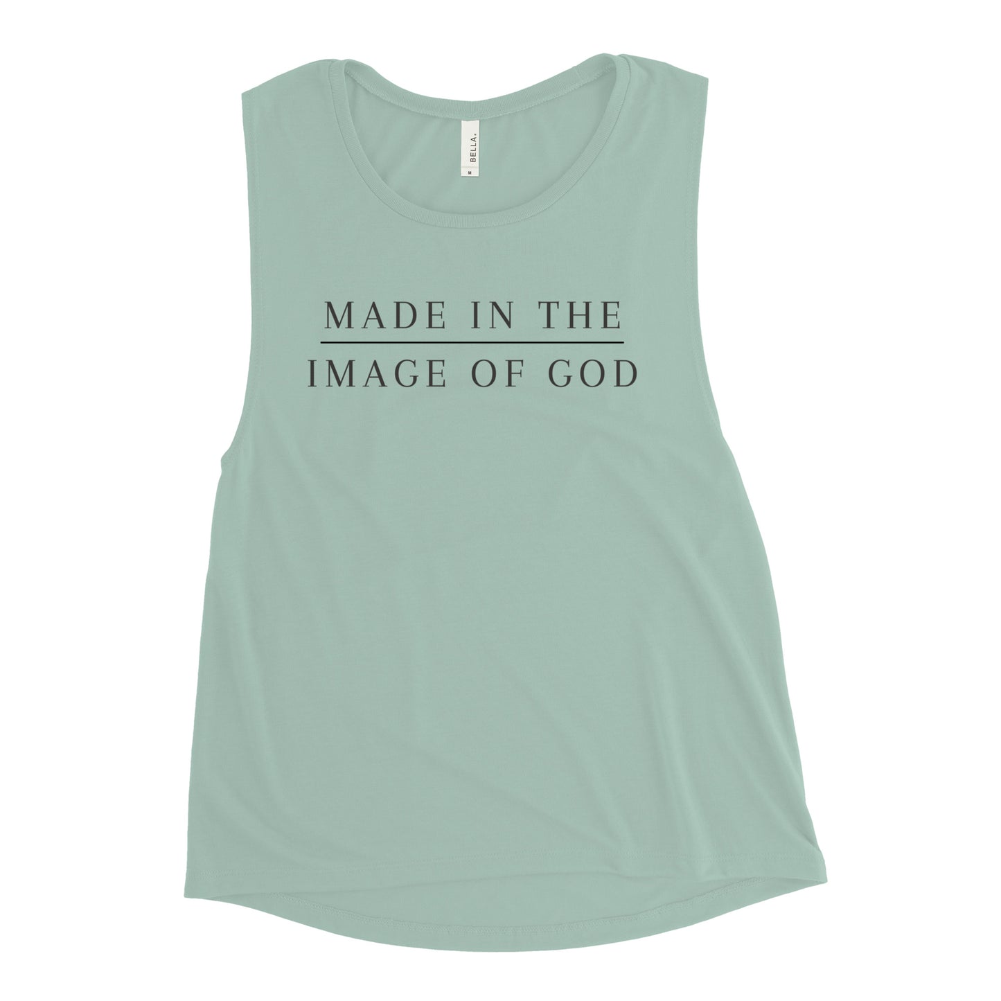 Made in the Image of God Ladies’ Muscle Tank