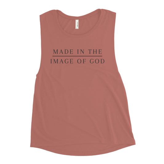 Made in the Image of God Ladies’ Muscle Tank